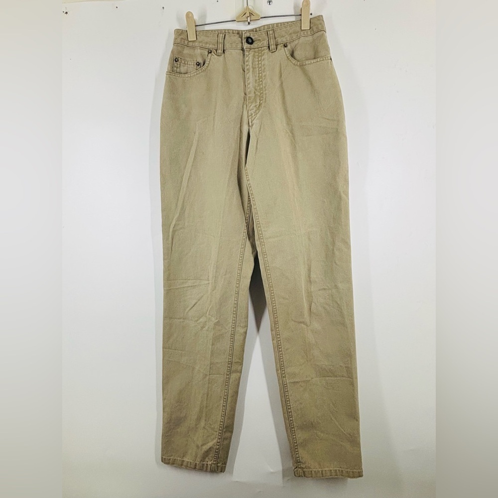 NWOT Patagonia High Rise Organic Cotton Mom Jean Straight Leg Tan‎ Cream 8 29